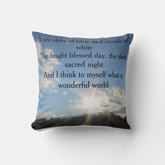 Quel coussin merveilleux du monde (Recto)