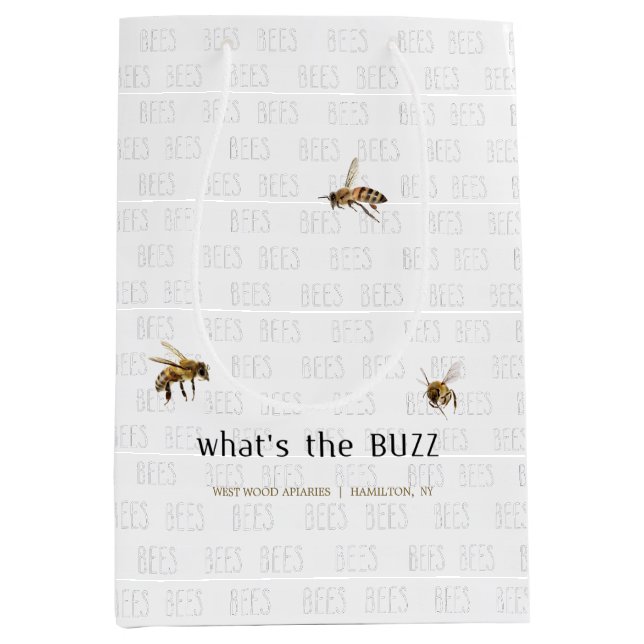 Quel est le Sac fourre-tout d'abeilles Buzz Honey  (Devant)