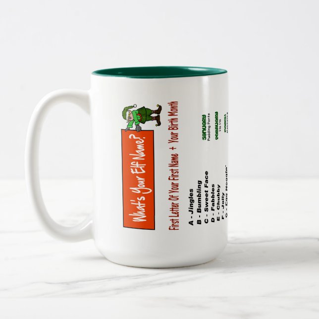 Quel est votre Mug Elf Name ? (Gauche)