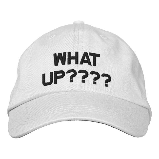 Quel logo, Casquette de baseball réglable (Devant)