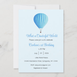 Quelle invitation à un monde onederful, 1er annive