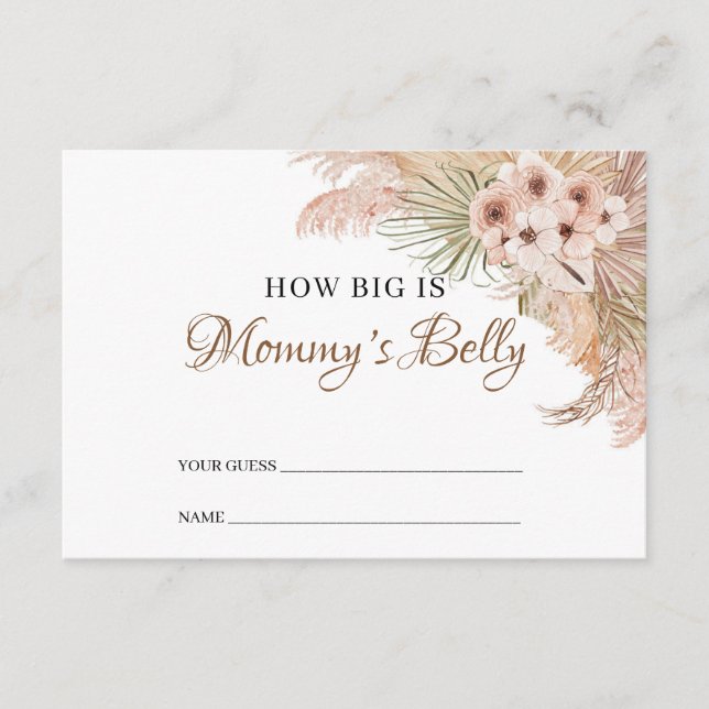 Quelle taille fait la carte du ventre de maman feu (Devant)