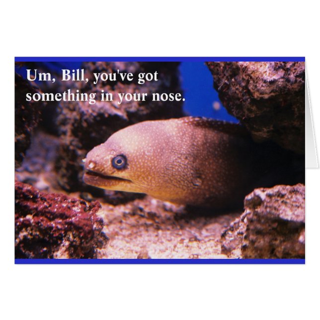 Quelque chose dans votre nez (Devant horizontal)