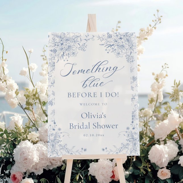 Quelque Chose de Bleu Bienvenue à la Fête de Fianç (Créateur téléchargé)