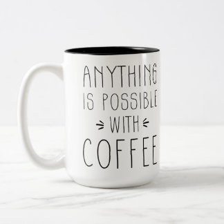 Quelque chose est possible avec la tasse de café