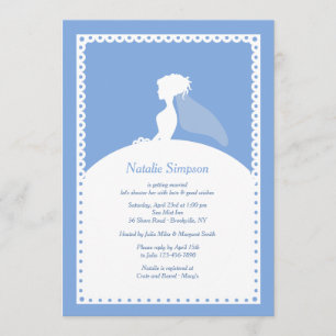 Quelque chose invitation bleue de Fête de la