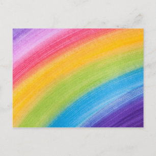 quelque part sur la carte postale arc-en-ciel