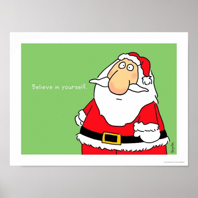 QUELQUECHOSE DANS YOURSELF AFFICHE DE SANTA par Sa (Devant)