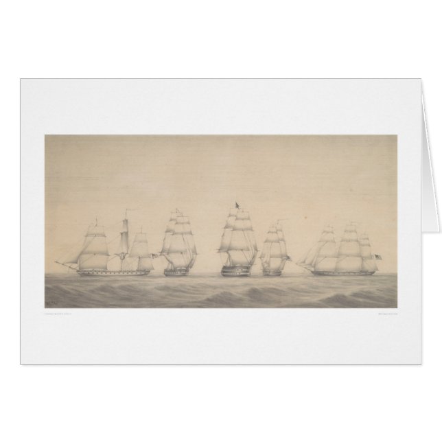 Quelques bateaux de l'escadron Pacifique des (Devant horizontal)