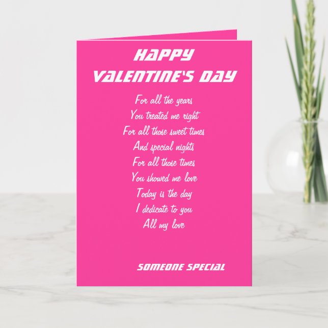 Quelques cartes spéciales Saint Valentin (Devant)