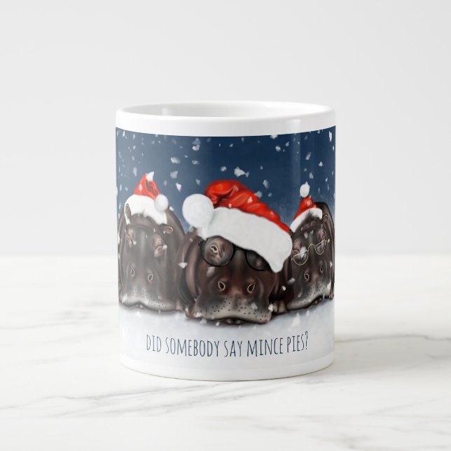 Quelqu'Un A Dit Que Mince Pies Christmas Mug (Devant)