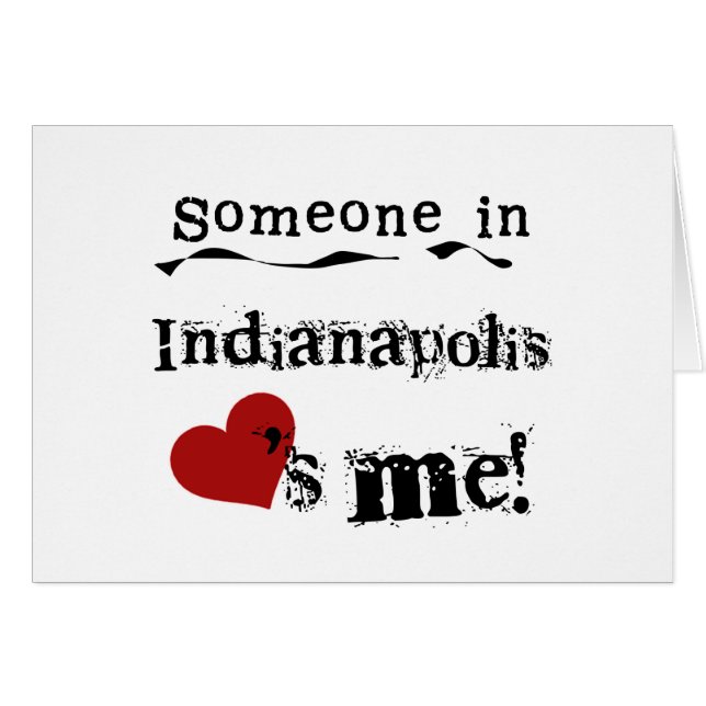 Quelqu'un à Indianapolis (Devant horizontal)