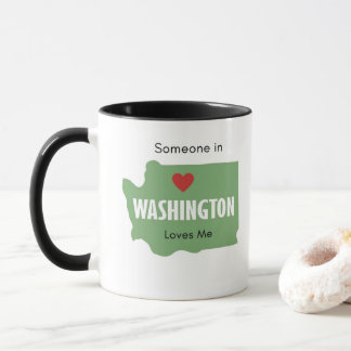 Quelqu'un à Washington m'aime Mug café