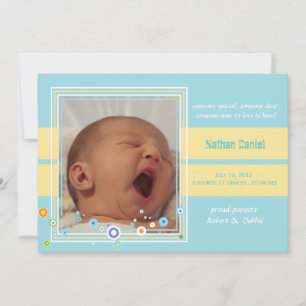 Quelqu'un de nouveau - Carte faire-part bébé