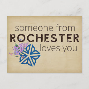 Quelqu'Un De Rochester Vous Aime Carte Postale
