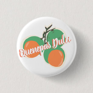 Quenepas Spanish Limes Fruit Hand Drawn          1 Inch Round Button
