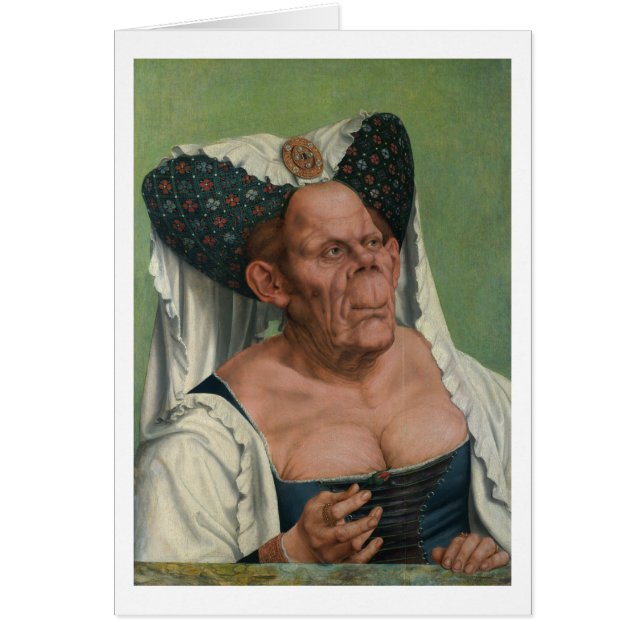Quentin Massys - A Grotesque Old Woman, 1515 (Front)