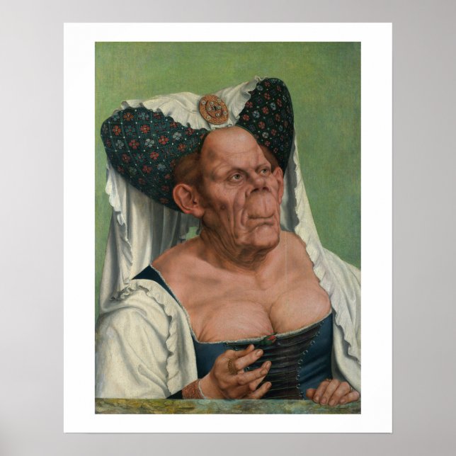 Quentin Massys, The Ugly Duchess, ca 1525 Poster (Front)