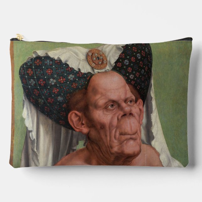 Quentin Matsys - A Grotesque Old Woman Accessory Pouch (Front)