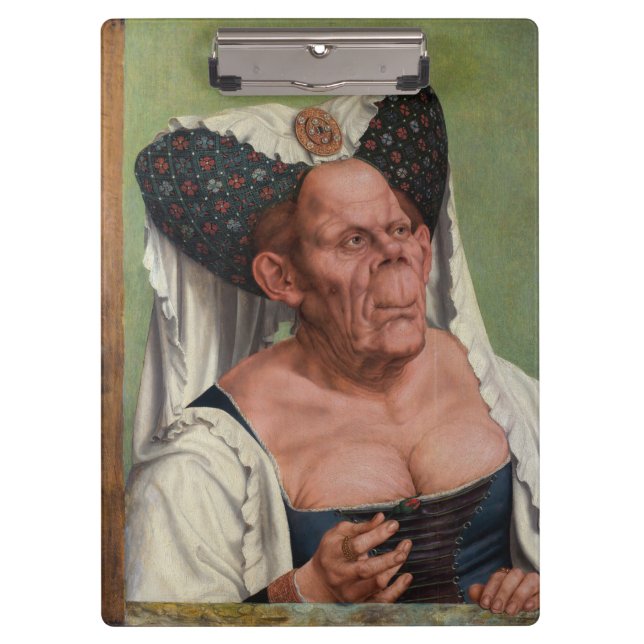 Quentin Matsys - A Grotesque Old Woman  Clipboard (Front)