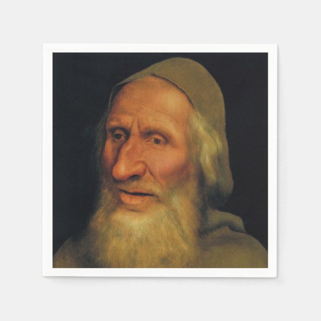 Quentin Matsys - Head of an Old Man Napkin (Front)