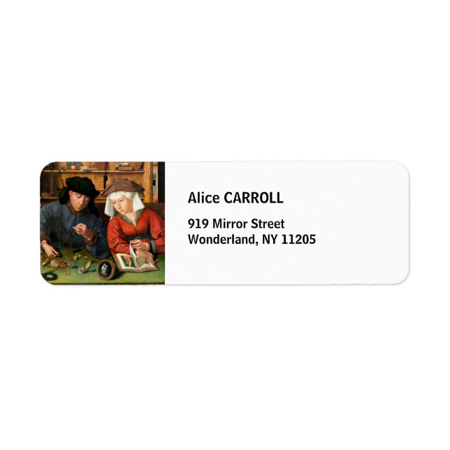 Quentin Matsys - Le Moneylender et sa femme (Devant)