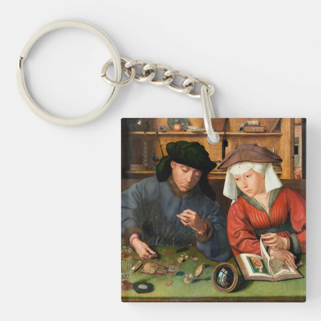 Quentin Matsys - Le Moneylender et sa femme (Devant)