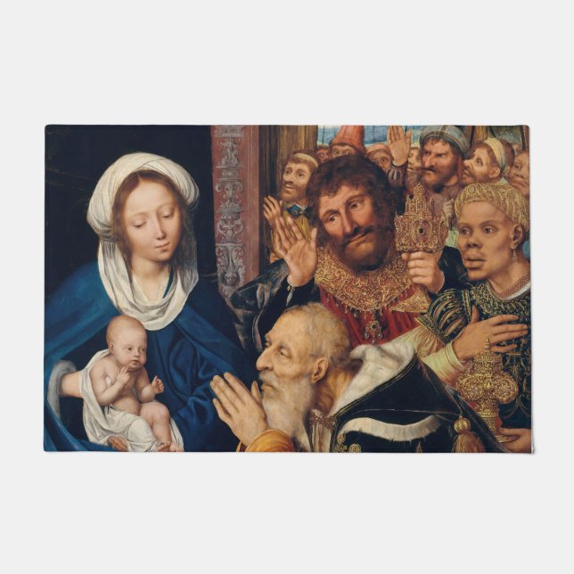 Quentin Matsys - The Adoration of the Magi Doormat (Front)