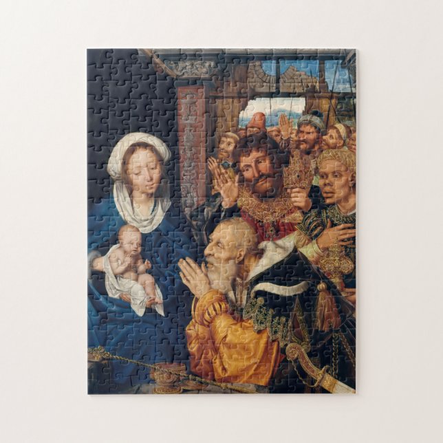 Quentin Matsys - The Adoration of the Magi Jigsaw Puzzle (Vertical)