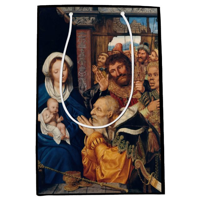Quentin Matsys - The Adoration of the Magi Medium Gift Bag (Front)