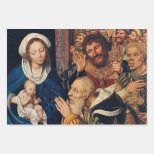 Quentin Matsys - The Adoration of the Magi Wrapping Paper Sheet