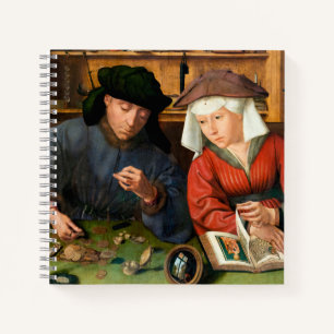 Quentin Matsys - The Moneylender and His Wife Notebook