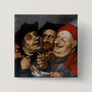 Quentin Matsys - The Purchase Agreement 2 Inch Square Button