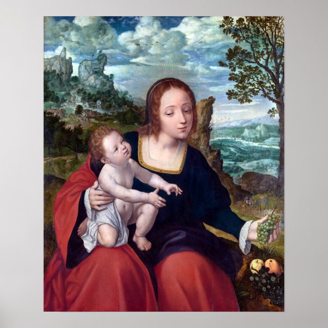 Quentin Matsys The Rest on the Flight into Egypt Poster (Front)