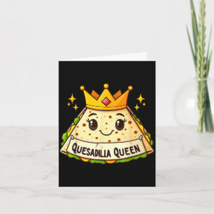 Quesadilla queen cinco de mayo kids girls women Qu Card