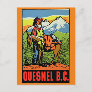 Quesnel Colombie-Britannique, Canada Carte postale