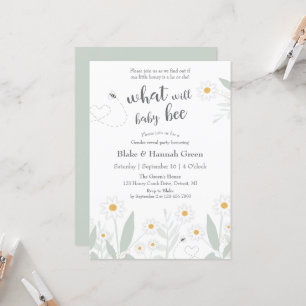 Qu'est-ce que Baby Bee Genre Révélera Invitations