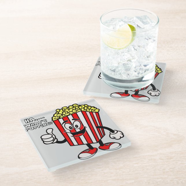 Qu'est-ce que Popping ? Dessous-de-verre en verre (Incliné)