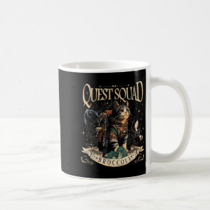 Quest Fantasy Squad Broccoli Kitten Funny Cat  Coffee Mug