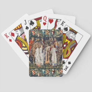Quest for Holy Grail, Arming,Departure of Knights Playing Cards