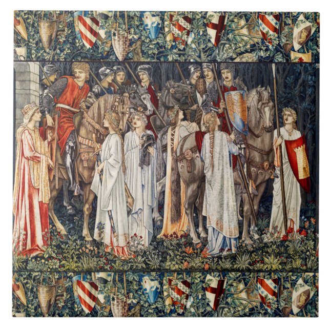 Quest for Holy Grail, Arming,Departure of Knights  Tile (Front)
