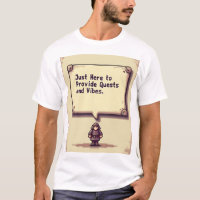 Quest Giver Tee – Pixel Style Vibes Only