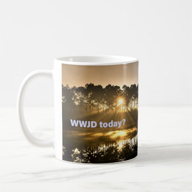 Qu'est-il arrivé à ce que Jésus ferait ? mug (Gauche)