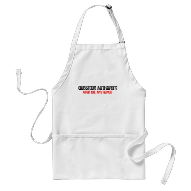 Question Authority Standard Apron (Front)