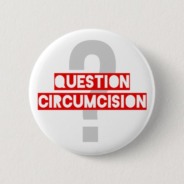 Question Circumcision Button D1 (Front)