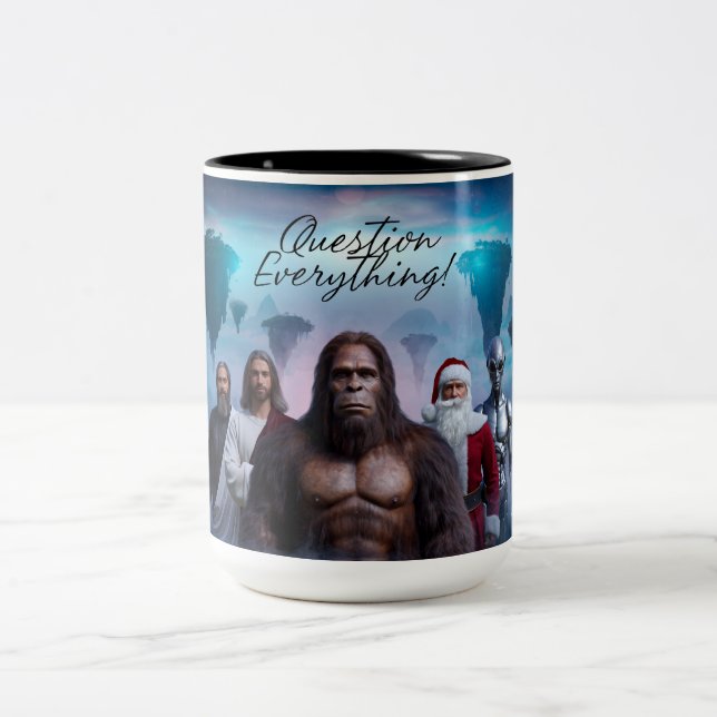 Question Everything Coffee Mug (Centre)