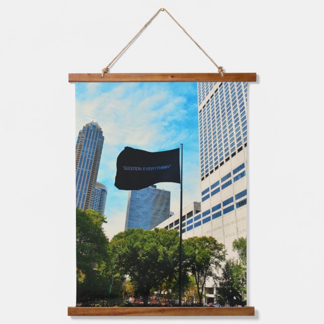 Question Everything Hanging Tapestry (Front)