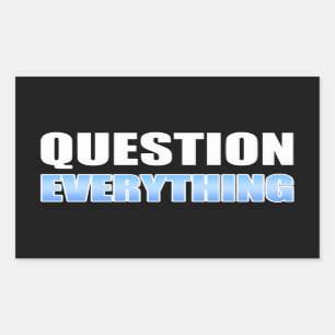 Question Everything Sticker