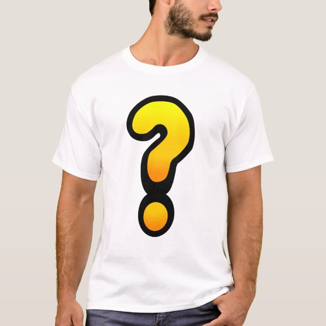Question Mark and Exclamation Mark T-Shirt (Front)