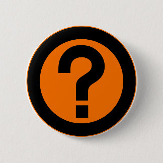 Question Mark Ask Query Symbol Punctuation 2 Inch Round Button